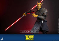 Sideshow- “Star Wars: The Clone Wars” Savage Opress Hot Toys TMS136 1/6 Scale Collectible Figure [New]

