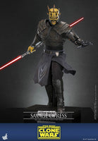 Sideshow- “Star Wars: The Clone Wars” Savage Opress Hot Toys TMS136 1/6 Scale Collectible Figure [New]
