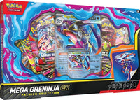(PRE-ORDER NOW, AVAILABLE 07/03/2026!) POKEMON TCG- MEGA GRENINJA EX PREMIUM COLLECTION BOX [NEW/SEALED]
