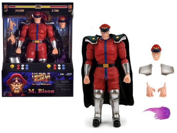 Jada Toys- “Ultra Street Fighter 2: The Final Challengers” M. Bison Figure