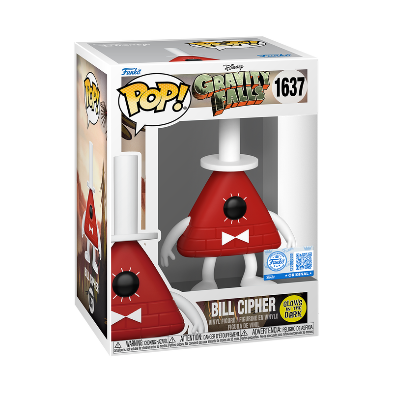 Funko Pop!- “Gravity Falls” Dreamscape Bill Cipher (Glow-in-the-Dark Exclusive) #1637