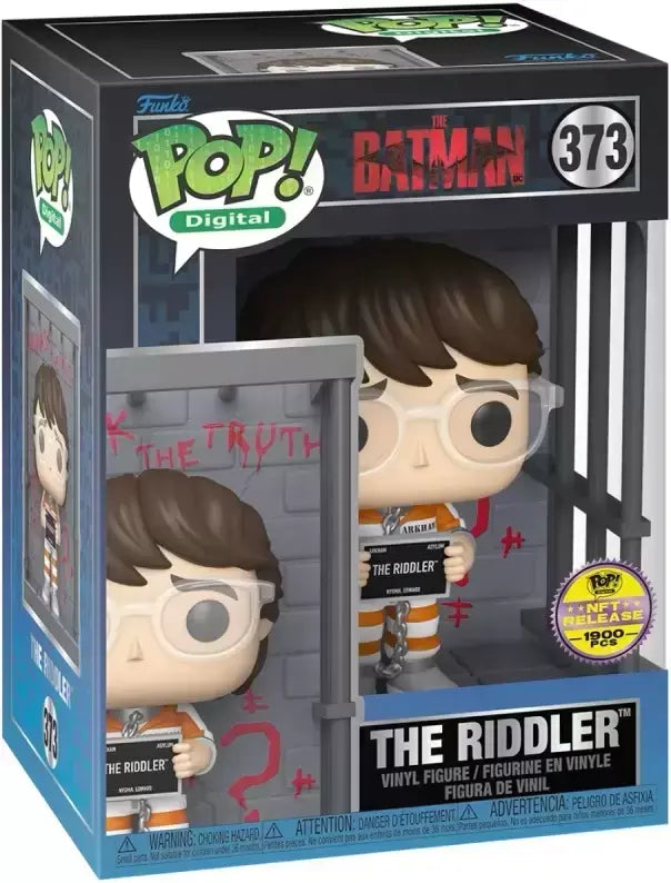 Funko Pop!- “The Batman” The Riddler in Cell (NFT RELEASE- 1900 PCS) #373