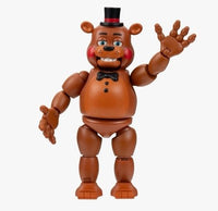 Jazwares- “Five Night’s At Freddy’s 2” Toy Freddy Jump-Scare Action Figure (Glow-in-the-Dark Eyes) [New/Sealed]
