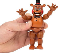 Jazwares- “Five Night’s At Freddy’s 2” Toy Freddy Jump-Scare Action Figure (Glow-in-the-Dark Eyes) [New/Sealed]
