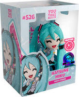YouTooz- SEGA “Vocaloid Hatsune Miku” Hatsune Miku (FYE Glitter Exclusive) Vinyl Figure [New]
