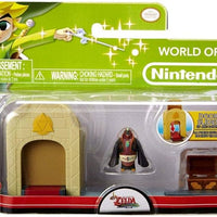 World of Nintendo Legend of Zelda Micro Land Ganondorf and Hyrule Castle Door
