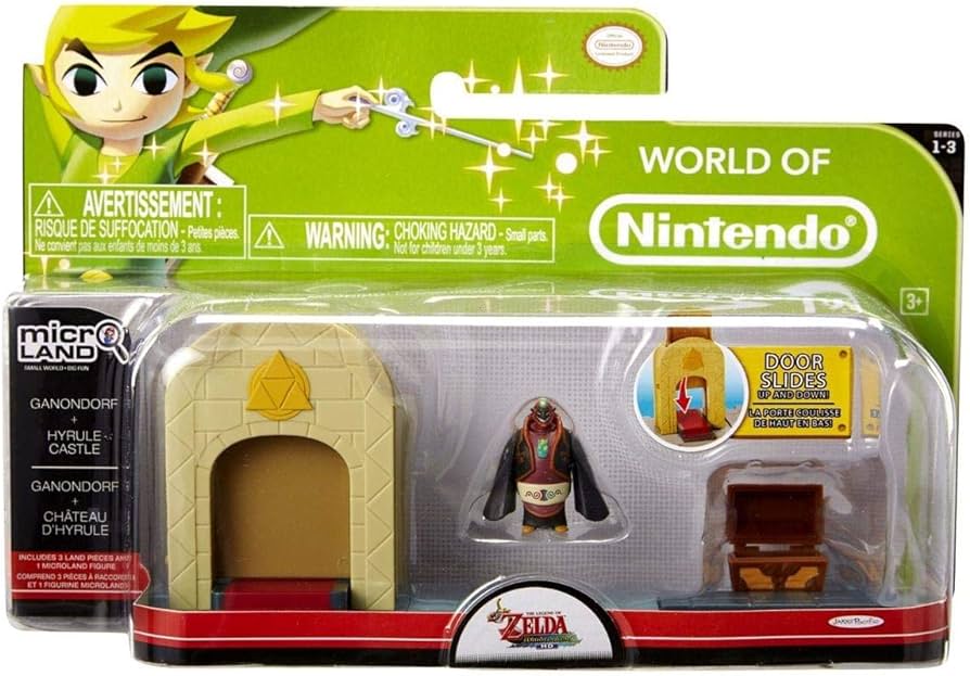 World of Nintendo Legend of Zelda Micro Land Ganondorf and Hyrule Castle Door