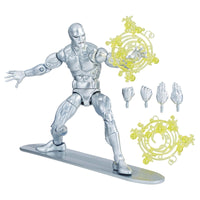 Marvel Legends- “The Silver Surfer” Silver Surfer w/ Comic Book Accessory 6” Figure (New)