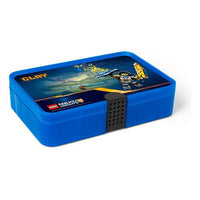 LEGO- “Nexo Knights” Blue Clay Storage Case Organizer Box w/ Compartments
