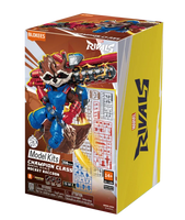 Blokees- “Marvel Rivals” Rocket Raccoon Champion Class (Large Size) Poseable Action Figure Model Kit [New/Sealed]
