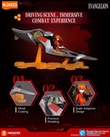 Blokees- Fantastics Series “Evangelion” Asuka Shikinami Langley (Plug Suit Ver. w/ Entry Plug Interior) Poseable Action Figure/Statue Model Kit [New/Sealed]
