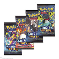 POKEMON TCG- “POKEMON: SHINING FATES” BOOSTER PACK ART BUNDLE (4 BOOSTER PACKS!) [NEW/FACTORY SEALED]
