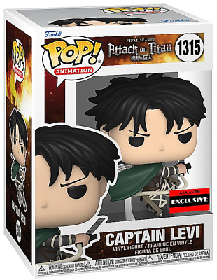 Funko Pop!- “Attack On Titan” Captain Levi Ackerman (AAA Exclusive) #1315