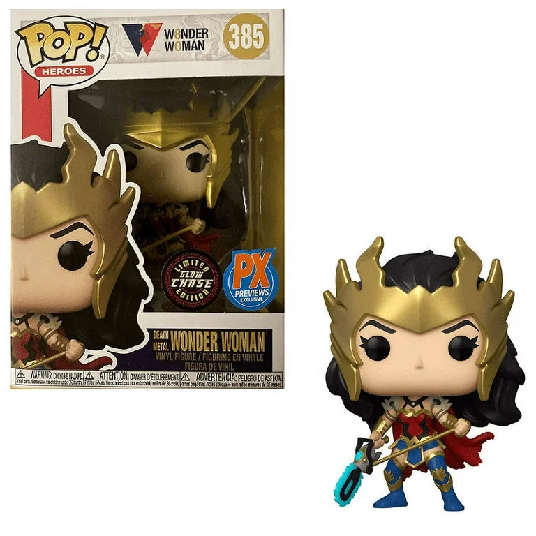 Funko Pop! Death Metal Womder Woman (Chase) #385