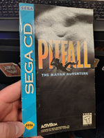 Sega CD - Pitfall [CIB, MOISTURE DAMAGE ON MANUAL AND BACKART]
