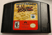 N64 - Rally Challenge 2000 [LOOSE CART, FRONT AND BACK LABEL COVERED BY BLOCKBUSTER STICKER]
