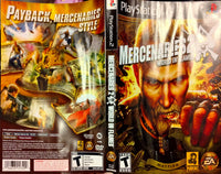 Playstation 2 - Mercenaries 2 World In Flames [CIB, BLACK AND WHITE MANUAL, COVERART MOISTURE DAMAGE]
