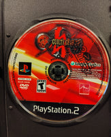 Playstation 2 - Guilty Gear X2 [NO MANUAL, WEAR ON BOTTOM OF COVERART, MOVIE GALLERY STICKER ON DISC]
