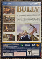 Playstation 2 - BULLY [CIB, NO MAP, GREATEST HITS, MOISTURE DAMAGE ON INSIDE OF COVERART, BLACK LABEL DISC]
