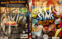 Playstation 2 - The Sims Bustin' Out [NO MANUAL, GREATEST HITS, COVERART HAS MOISTURE DAMAGE]
