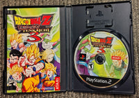 Playstation 2 - Dragonball Z Budokai Tenkaichi 3 [NO BONUS DISC, INCLUDES MANUAL, BACK COVERART HAS MOISTURE DAMAGE]
