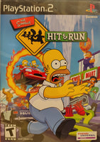PLAYSTATION 2 - THE SIMPSONS: HIT AND RUN [CIB, BLACK LABEL WITH GREATEST HITS DISC]
