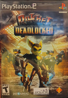 Playstation 2 - Ratchet Deadlocked [NO MANUAL, BLOCKBUSTER STICKER ON THE DISC]
