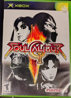 XBOX - SOUL CALIBUR II [CIB, MOISTURE DAMAGE ON COVERART]
