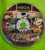 XBOX - Conker Live & Reloaded [CIB, BLOCKBUSTER STICKER ON DISC, WEAR ON MANUAL]
