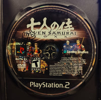 PS2 - SEVEN SAMURAI 20XX [NO MANUAL, MOVIE GALLERY STICKER ON DISC, WEAR ON COVERART]
