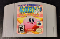 N64 - Kirby 64: The Crystal Shards [CART ONLY, BLOCKBUSTER STICKER ON CART] [AS PICTURED]
