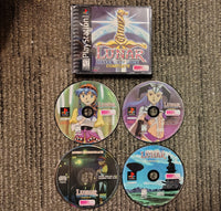 PLAYSTATION - LUNAR SILVER STAR STORY: COMPLETE (4-DISC BIG BOX) [CIB WITH MANUAL AND MAP]
