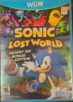 WII U - Sonic Lost World [CIB, DEADLY SIX EDITION]
