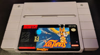 SNES - Star Fox [CART ONLY, STICKER AND DISCOLORATION ON BACK LABEL AS PICTURED
