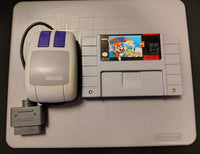 SNES - MARIO PAINT W/ MOUSE AND MOUSEPAD
