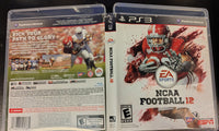 PS3 - NCAA Football 12 [NO MANUAL, COVERART WEAR]
