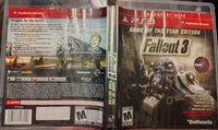 PS3 - Fallout 3: GOTY Edition [GREATEST HITS, CIB, MOISTURE DAMAGED COVERART]
