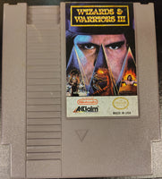 NES - WIZARDS AND WARRIORS III KUROS VISIONS OF POWER [CART ONLY, AS PICTURED]
