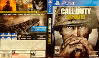 PS4 - Call Of Duty WWII [CIB, MOISTURE DAMAGED COVERART]
