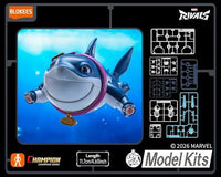 Blokees- “Marvel Rivals” Jeff The Land Shark Champion Class (Small Size) Poseable Action Figure Model Kit [New/Sealed]
