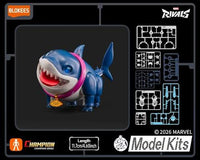 Blokees- “Marvel Rivals” Jeff The Land Shark Champion Class (Small Size) Poseable Action Figure Model Kit [New/Sealed]
