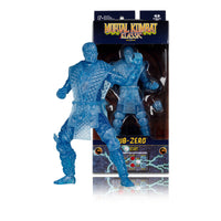 McFarlane Toys- “Mortal Kombat Klassic” Sub-Zero (Ice Clone) 7” Poseable Action Figure [New/Sealed]
