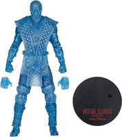 McFarlane Toys- “Mortal Kombat Klassic” Sub-Zero (Ice Clone) 7” Poseable Action Figure [New/Sealed]
