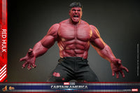 Sideshow- Marvel Studio’s “Captain America: Brave New World” Red Hulk (Harrison Ford) Hot Toys 1/6th Scale Collectible Figure MMS797 [New/Sealed]
