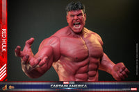 Sideshow- Marvel Studio’s “Captain America: Brave New World” Red Hulk (Harrison Ford) Hot Toys 1/6th Scale Collectible Figure MMS797 [New/Sealed]
