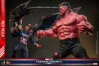Sideshow- Marvel Studio’s “Captain America: Brave New World” Red Hulk (Harrison Ford) Hot Toys 1/6th Scale Collectible Figure MMS797 [New/Sealed]
