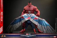 Sideshow- Marvel Studio’s “Captain America: Brave New World” Red Hulk (Harrison Ford) Hot Toys 1/6th Scale Collectible Figure MMS797 [New/Sealed]
