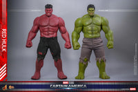 Sideshow- Marvel Studio’s “Captain America: Brave New World” Red Hulk (Harrison Ford) Hot Toys 1/6th Scale Collectible Figure MMS797 [New/Sealed]
