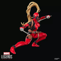 Marvel Legends- “Marvel” Lady Deadpool/Ladypool (w/ Marvel’s Box BAF Piece) 6” Poseable Action Figure [New/Sealed]
