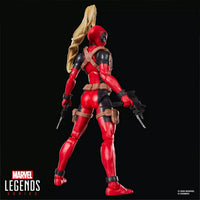 Marvel Legends- “Marvel” Lady Deadpool/Ladypool (w/ Marvel’s Box BAF Piece) 6” Poseable Action Figure [New/Sealed]

